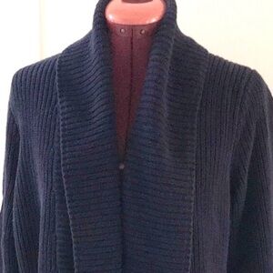 J. Crew Chunky Cotton Cardigan Sweater Size M